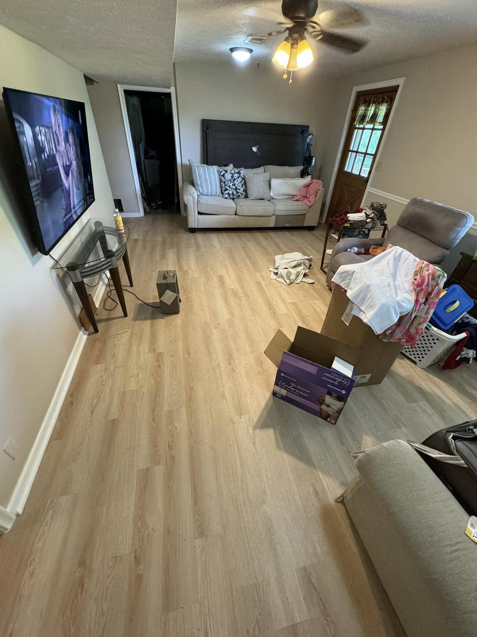 Vanguard Construction basement finishing project