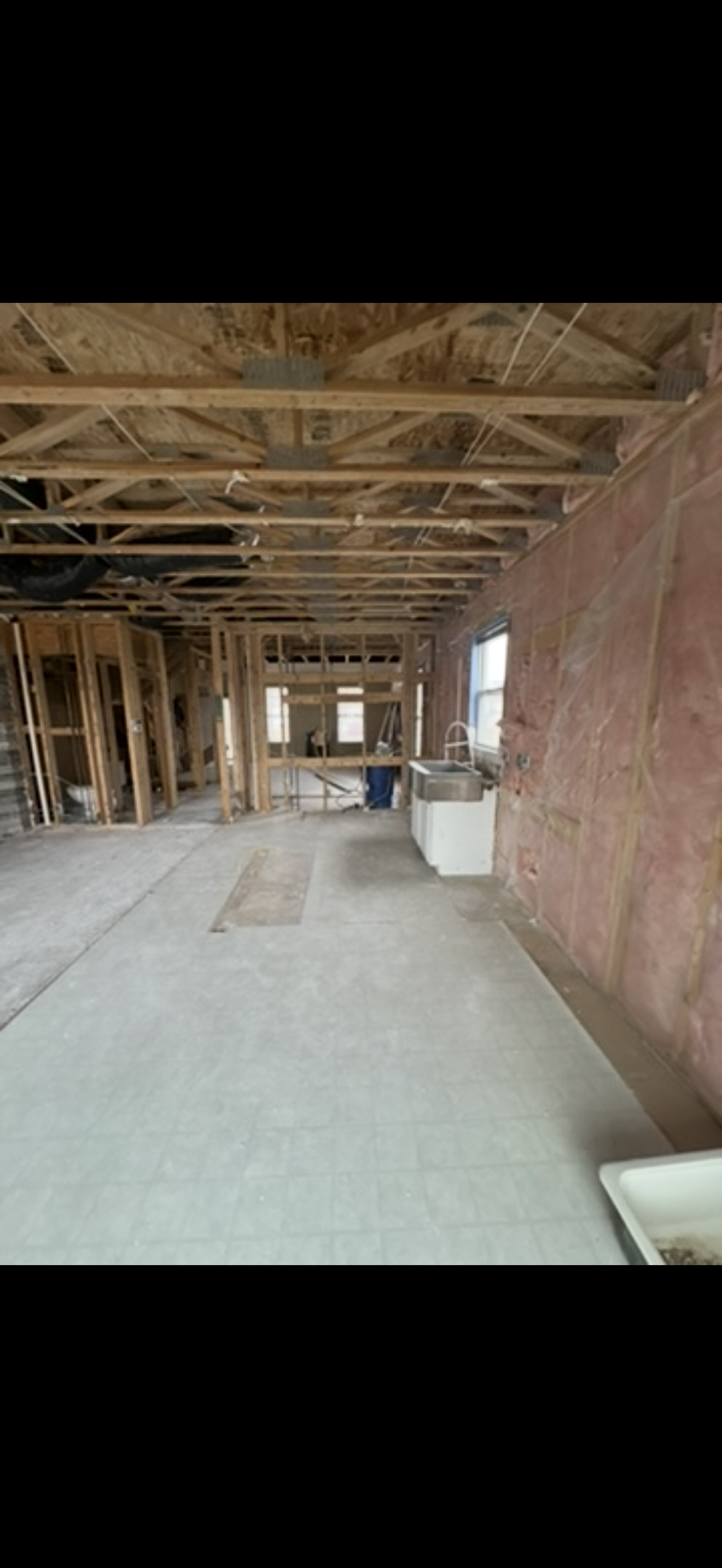 Before drywall project